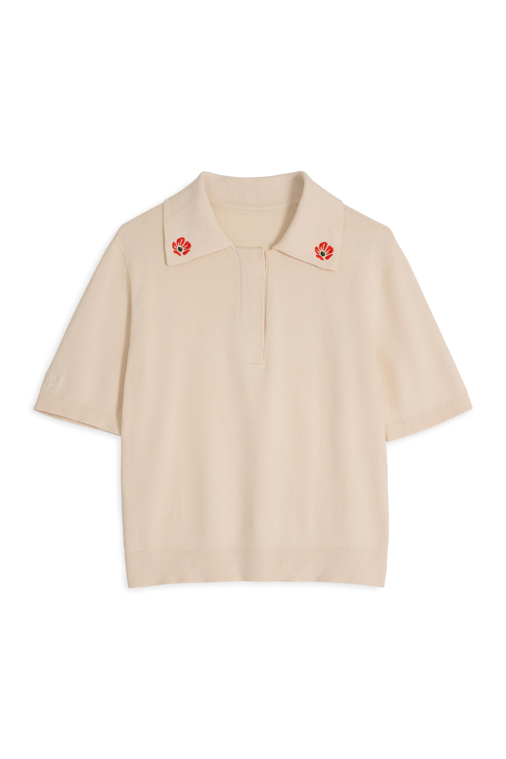 Penny Polo in Sand Trap White