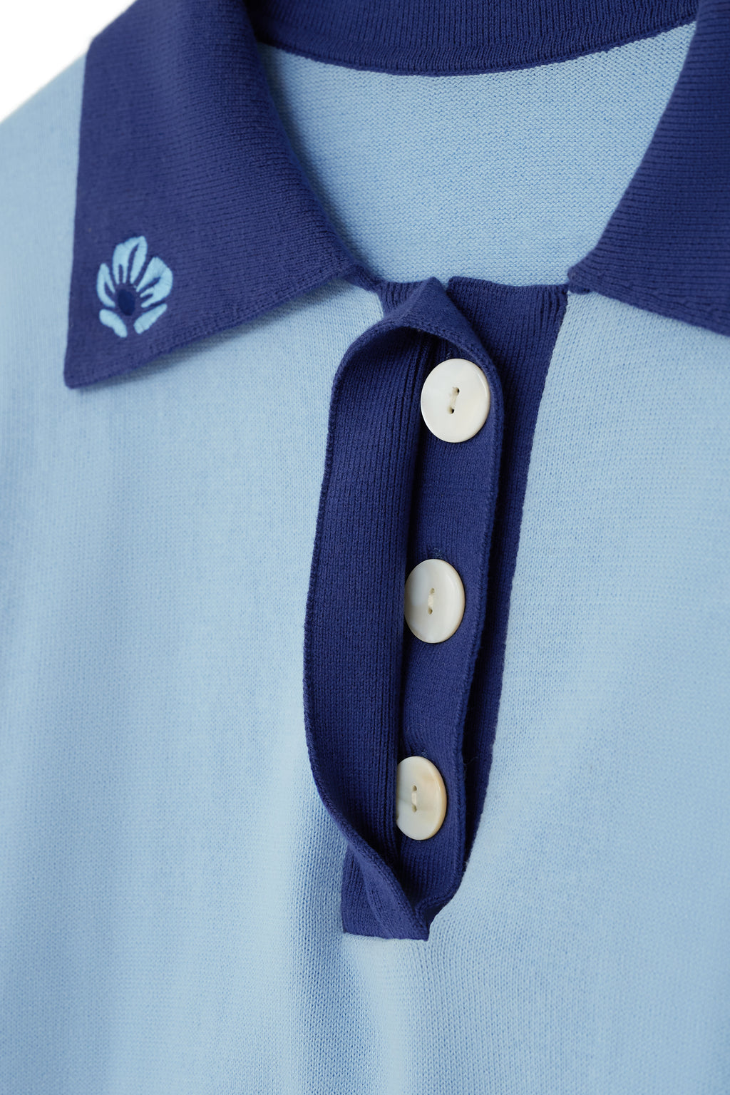 Penny Polo in Sunday Blue