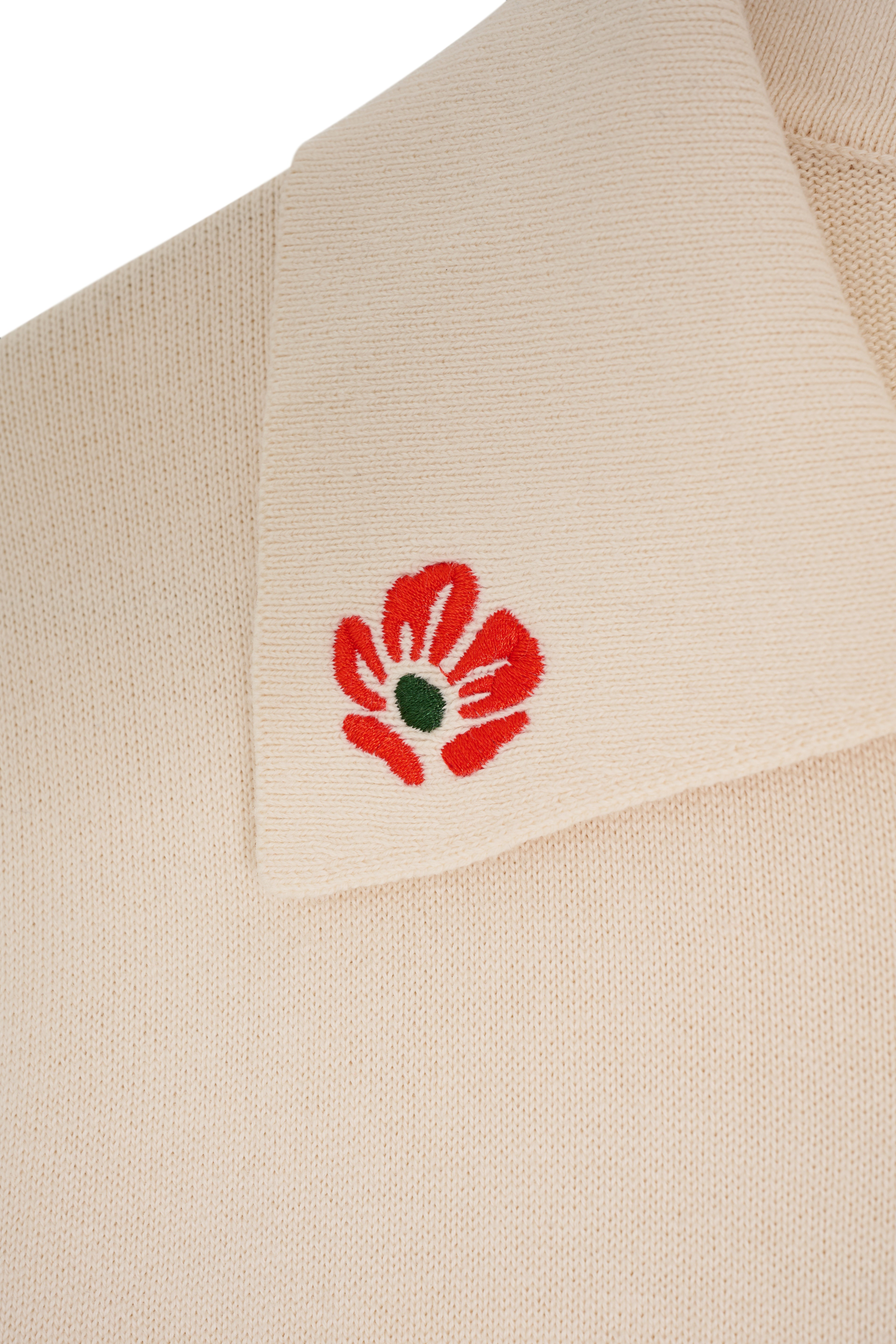 Penny Polo in Sand Trap White