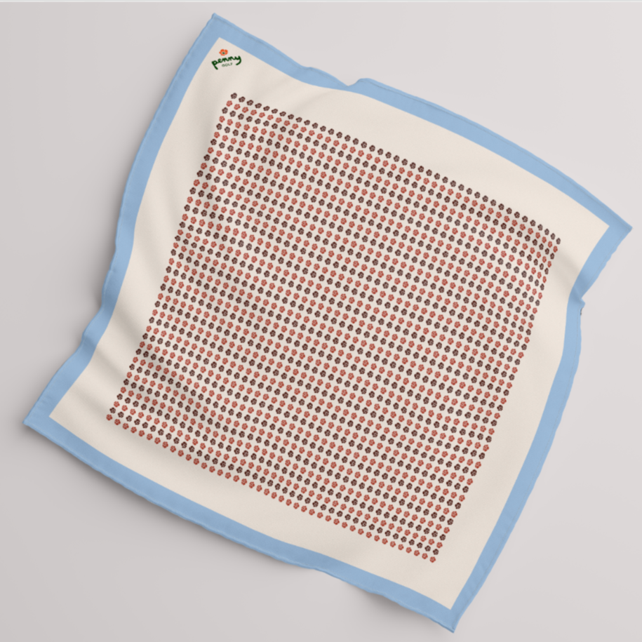 Members Scarf in Poppy Reverie